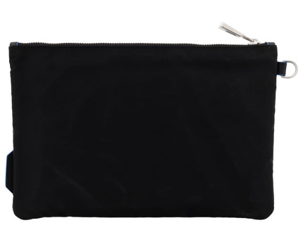 Montblanc Blue Spirit Medium Pouch Nylon Schwarz/Blau