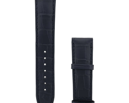 Montblanc Alligator Strap Lederarmband 20 mm Blau