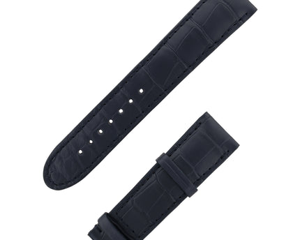 Montblanc Alligator Strap Lederarmband 20 mm Blau