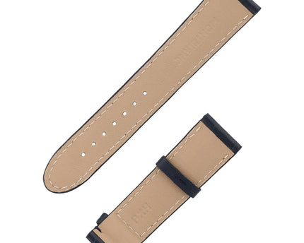 Montblanc Alligator Strap Lederarmband 20 mm Blau