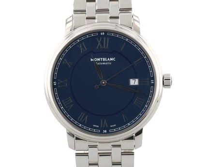 Montblanc Tradition Automatik Blau 40mm