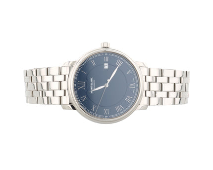 Montblanc Tradition Automatik Blau 40mm