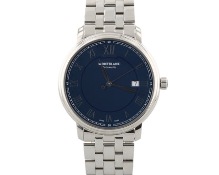 Montblanc Tradition Automatik Blau 40mm