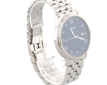 Montblanc Tradition Automatik Blau 40mm