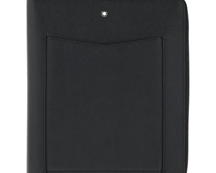 Montblanc Leather Goods Sartorial Schreibmappe mit Außenfach Schwarz