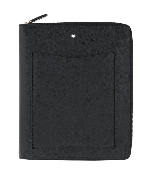 Montblanc Leather Goods Sartorial Schreibmappe mit Außenfach Schwarz