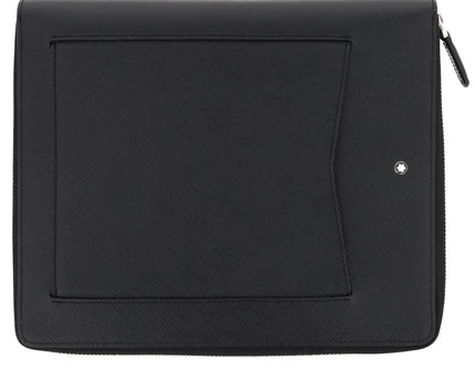 Montblanc Leather Goods Sartorial Schreibmappe mit Außenfach Schwarz