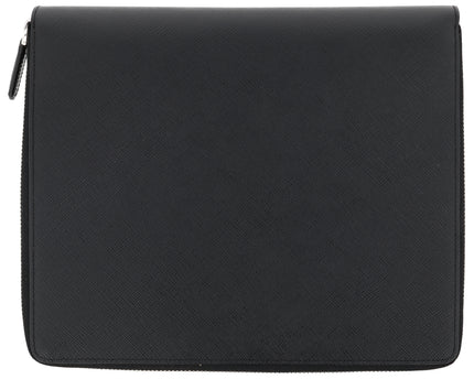 Montblanc Leather Goods Sartorial Schreibmappe mit Außenfach Schwarz