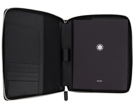 Montblanc Leather Goods Sartorial Schreibmappe mit Außenfach Schwarz