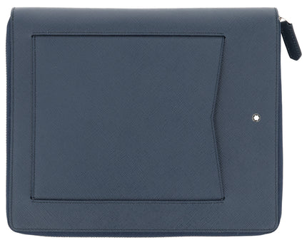 Montblanc Leather Goods Sartorial Schreibmappe mit Außenfach Navy