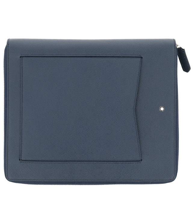 Montblanc Leather Goods Sartorial Schreibmappe mit Außenfach Navy