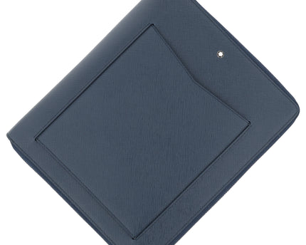 Montblanc Leather Goods Sartorial Schreibmappe mit Außenfach Navy