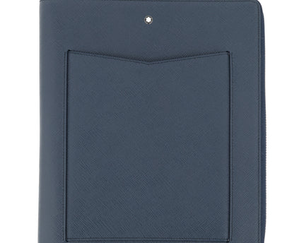 Montblanc Leather Goods Sartorial Schreibmappe mit Außenfach Navy