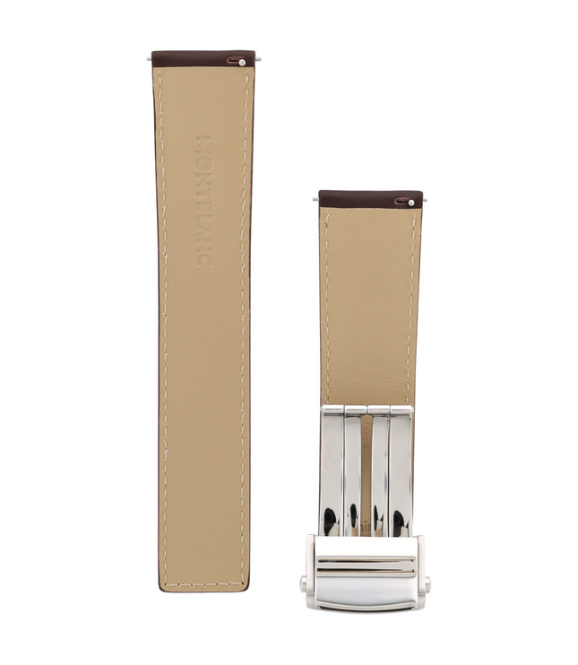 Montblanc Summit 2 Lederarmband 22 mm Braun