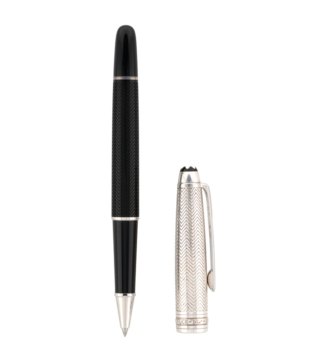 Montblanc Meisterstück Solitaire Doué Silver Barley Rollerball No.163 Classique