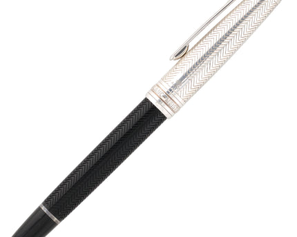 Montblanc Meisterstück Solitaire Doué Silver Barley Rollerball No.163 Classique