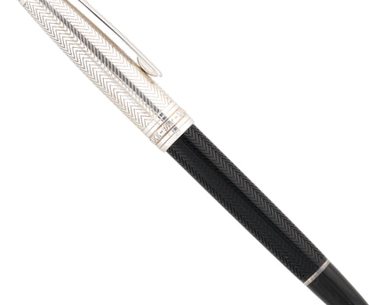 Montblanc Meisterstück Solitaire Doué Silver Barley Rollerball No.163 Classique