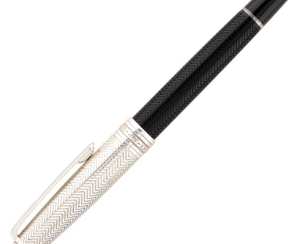 Montblanc Meisterstück Solitaire Doué Silver Barley Rollerball No.163 Classique
