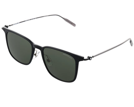 Montblanc Sonnenbrille Quadratisch Metallfassung Schwarz