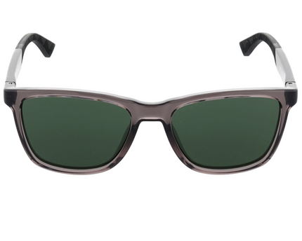 Montblanc Sonnenbrille Rechteckig Acetatrahmen Grau Grün