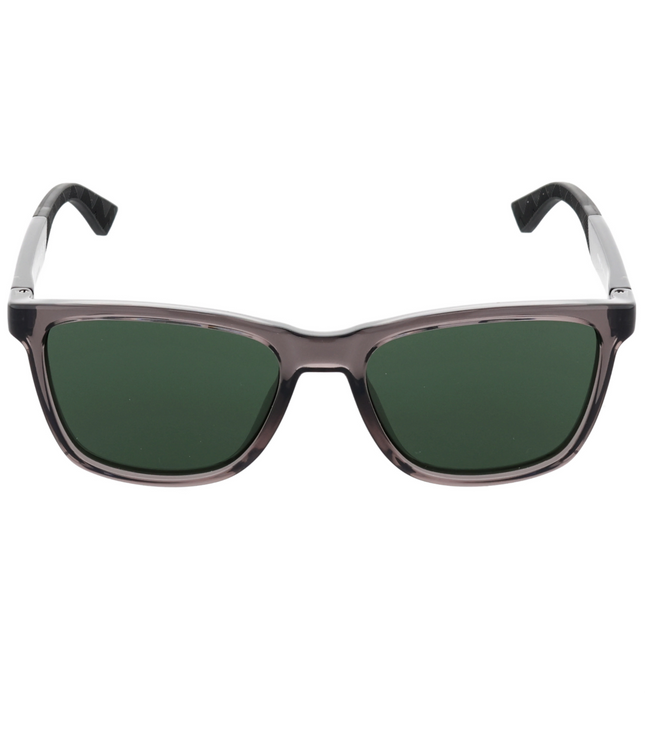 Montblanc Sonnenbrille Rechteckig Acetatrahmen Grau Grün