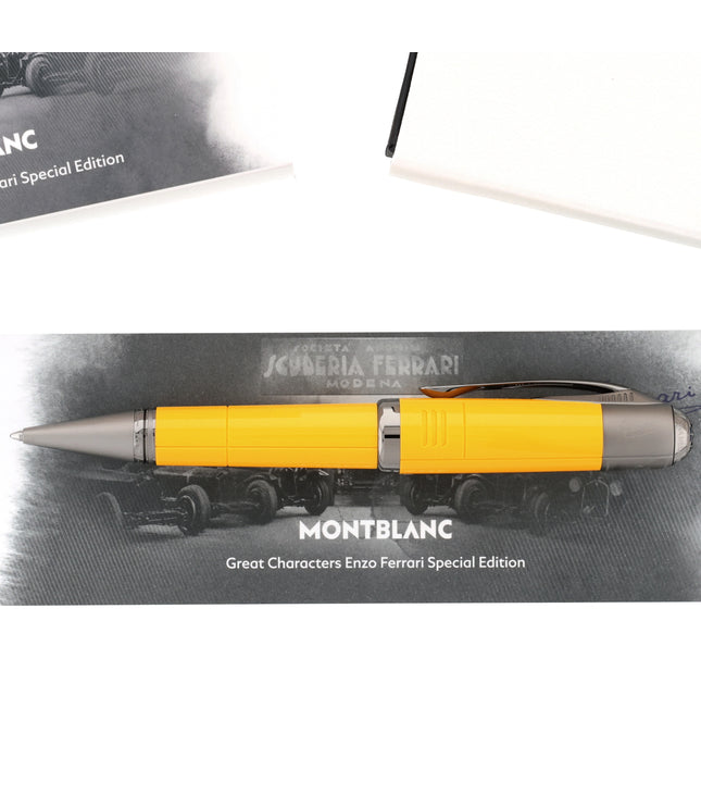 Montblanc Great Characters 2025 Enzo Ferrari Giallo Modena Kugelschreiber
