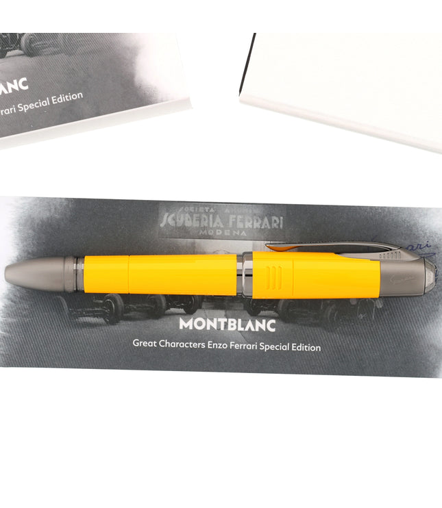 Montblanc Great Characters 2025 Enzo Ferrari Giallo Modena Rollerball