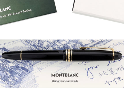 Montblanc Meisterstück Füller No.146 LeGrand Calligraphy Curved Nib Gold Coated