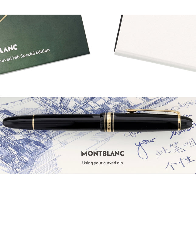 Montblanc Meisterstück Füller No.146 LeGrand Calligraphy Curved Nib Gold Coated