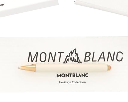 Montblanc Heritage Collection Rouge & Noir Baby Ivory Coloured Lacquer Kugelschreiber