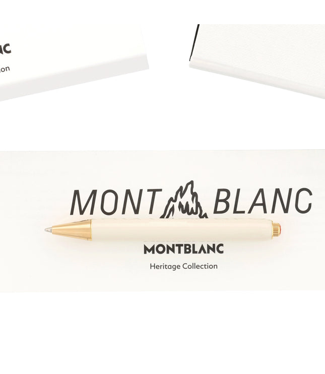 Montblanc Heritage Collection Rouge & Noir Baby Ivory Coloured Lacquer Kugelschreiber
