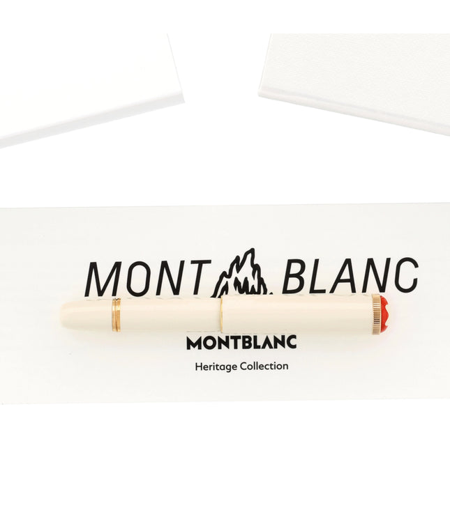 Montblanc Heritage Collection Rouge & Noir Baby Ivory Coloured Lacquer Rollerball