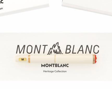 Montblanc Heritage Collection Rouge & Noir Baby Ivory Coloured Lacquer Füller