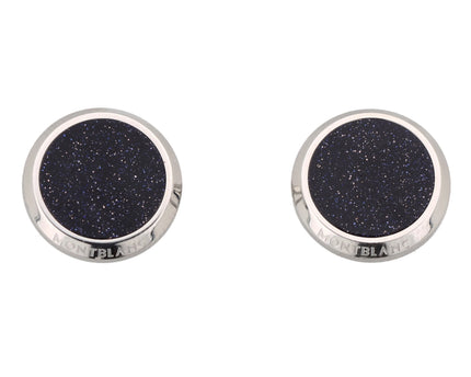 Montblanc Men's Accessoires Manschettenknöpfe Glittery Glass Inlay