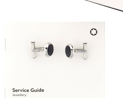 Montblanc Men's Accessoires Manschettenknöpfe Glittery Glass Inlay