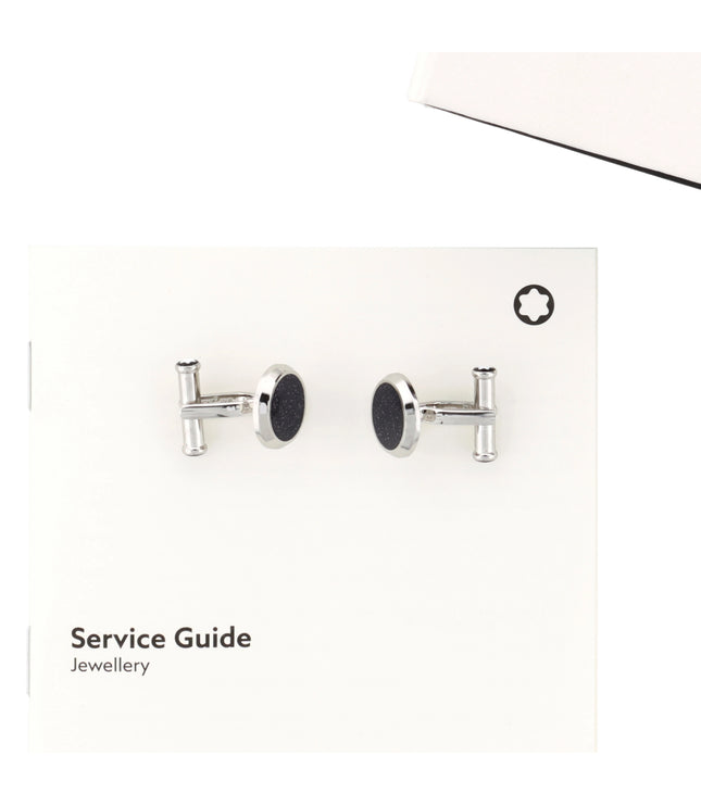 Montblanc Men's Accessoires Manschettenknöpfe Glittery Glass Inlay