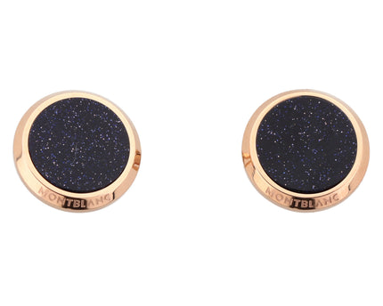 Montblanc Men's Accessoires Manschettenknöpfe Glittery Glass Inlay
