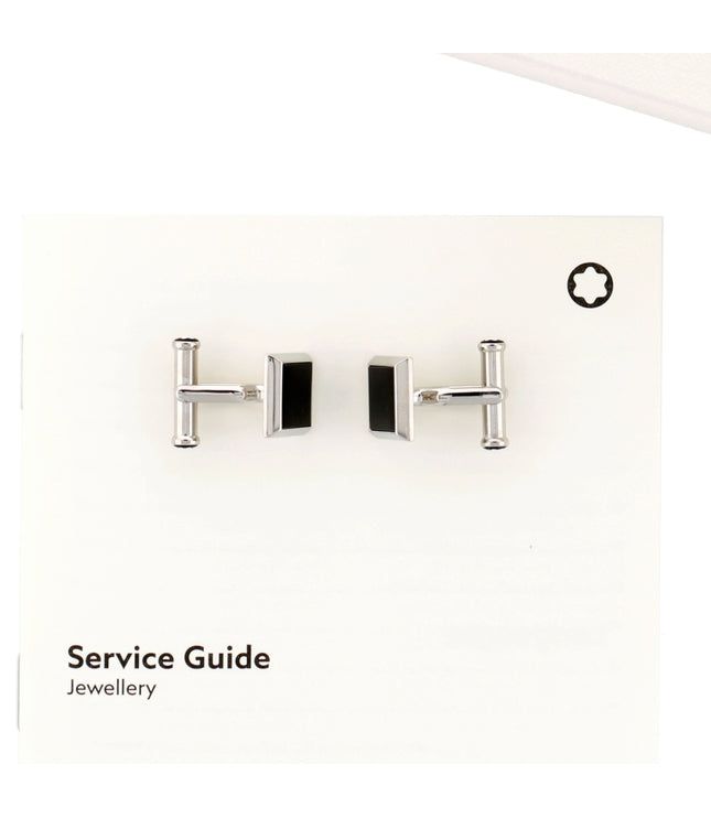 Montblanc Men's Accessoires Manschettenknöpfe Square Onyx