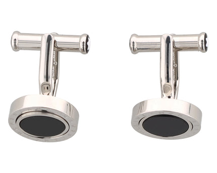 Montblanc Men's Accessoires Manschettenknöpfe Onyx Inlay