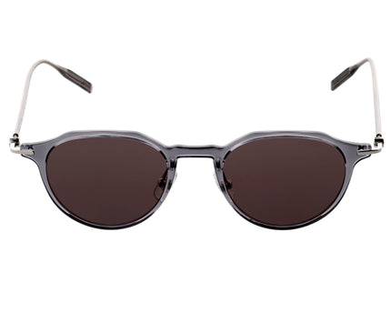 Montblanc Sonnenbrille Rund Spritzgussrahmen Grau Silber