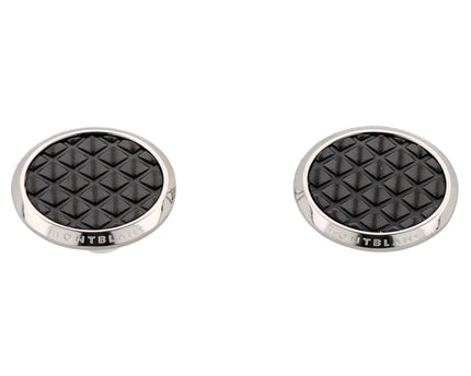 Montblanc Meisterstück Manschettenknöpfe Black Hour Oval