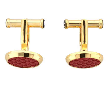 Montblanc Meisterstück Manschettenknöpfe Red Hour Oval