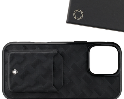 Montblanc Leather Goods Extreme 3.0 Hardshell iPhone 16 Pro Max Schwarz