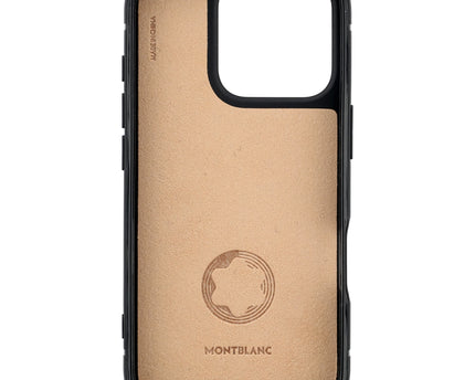Montblanc Leather Goods Sartorial Hardshell iPhone 16 Pro Cassis