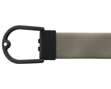 Montblanc Sartorial Horseshoe Buckle Ledergürtel 35mm Medium Grey