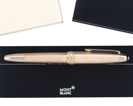Montblanc Meisterstück Solitaire Geometry Champagne Füller No.146 LeGrand
