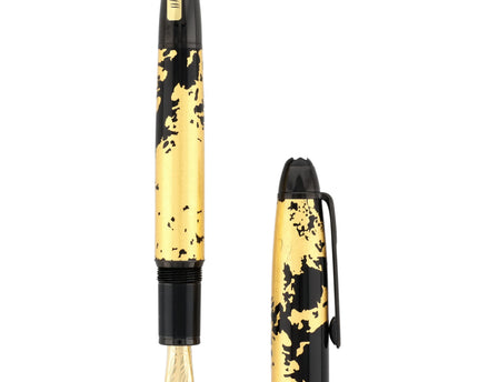 Montblanc Meisterstück Solitaire Gold Leaf Calligraphy Flex Nib Füller