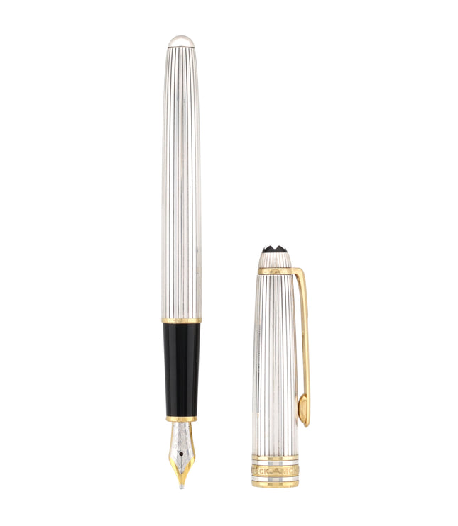 Montblanc Meisterstück Solitaire 925er Sterling Silber Füller No.144 Classique