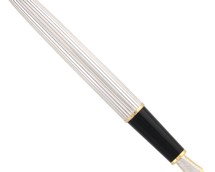 Montblanc Meisterstück Solitaire 925er Sterling Silber Füller No.144 Classique