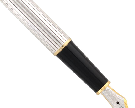 Montblanc Meisterstück Solitaire 925er Sterling Silber Füller No.144 Classique